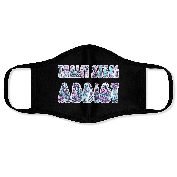 Discover Thrift Store Addict paisley Face Masks