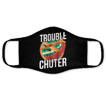 Discover Skydiving Pun For A Skydiver Face Masks