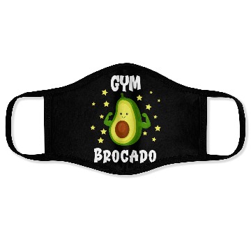 Discover Gym Bro Avocado ness Face Masks