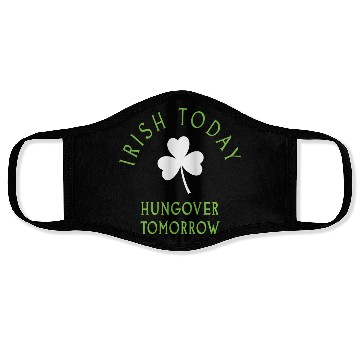 Discover Irish Today St Patrick s Day Ireland Face Masks