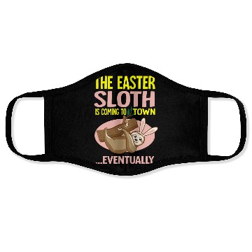 Discover Easter Bunny Sloth Animal Lover Face Masks