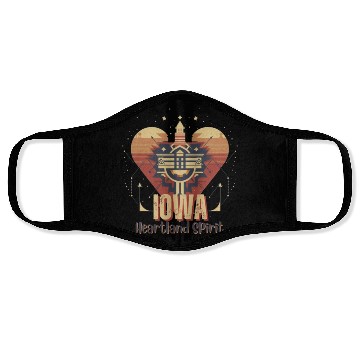 Discover IOWA Heartland Spirit Face Masks