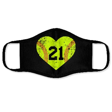 Discover Vintage Fastpitch Softball 21 Jersey Face Masks