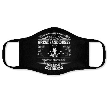 Discover Great Sand Dunes National Park Colorado Face Masks