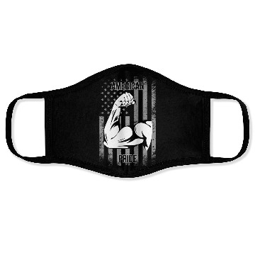 Discover AMERICAN PRIDE,GYM,FITNESS Face Masks