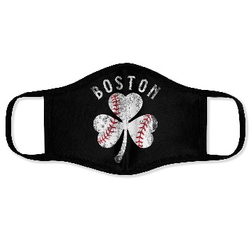Discover Boston St Patrick'S Day Irish Shamrock Face Masks