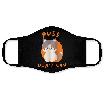 Discover Cat don't cry Face Masks