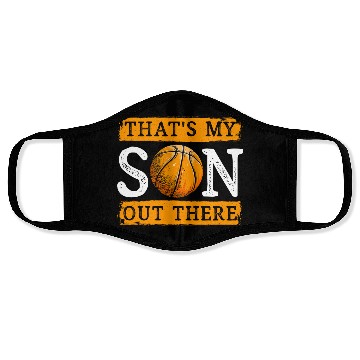 Discover Basketball Son Out There Face Masks