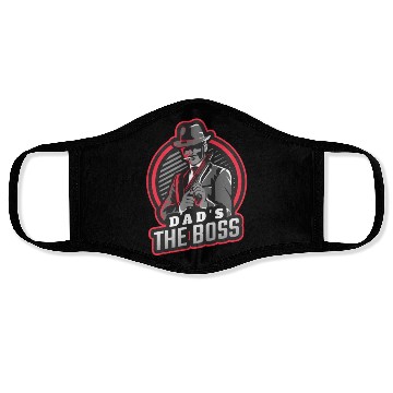 Discover Dad's the boss. Face Masks
