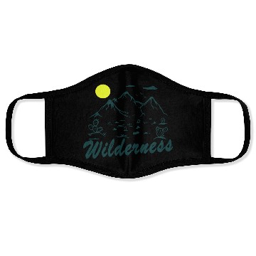 Discover Wilderness Hiking Nature Lover Face Masks