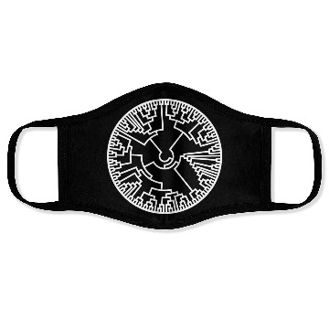 Discover Biologist Phylogenetic Tree Evolution Teacher Face Masks