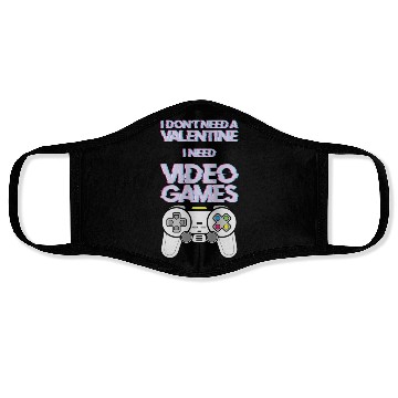 Discover Valentine s Day Video Game Lover Face Masks