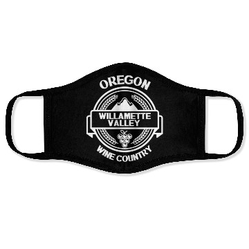 Discover Oregon Wine Cory Willamette Valley Travel Face Masks