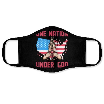 Discover One Nation under God Face Masks