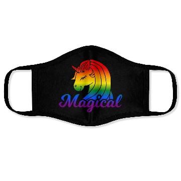 Discover Magical Rainbow Unicorn | TTRPG Pride Face Masks