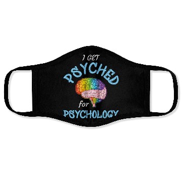 Discover Psyched Psychology Psychologist Face Masks