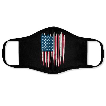 Discover AMERICAN FLAG INDEPENDENCE DAY FREEDOM DREAM USA Face Masks