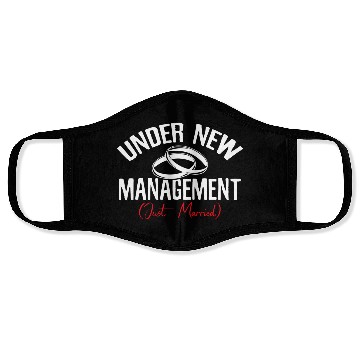 Discover Under Newagement Just Married Groom Bride Wedding Face Masks