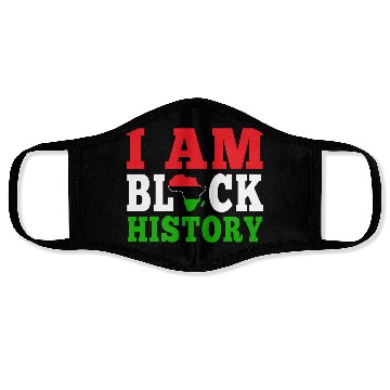 Discover I Am Black History Juneteenth Face Masks