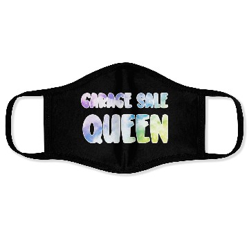 Discover Garage Sale Queen pastel cloud Face Masks