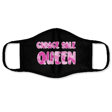 Discover Garage Sale Queen pink camo Face Masks