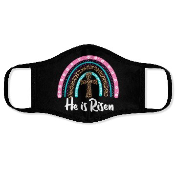 Discover Easter For Christian N Mom He Is Risen Leopard Face Masks