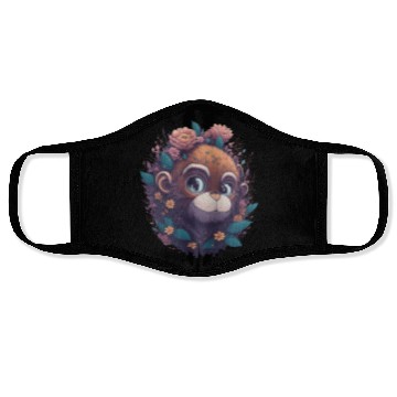 Discover Monkey lovers gift - monkey painting Face Masks