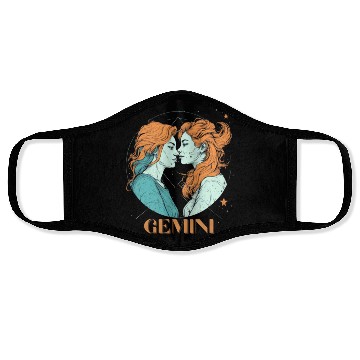 Discover Lesbian Gemini zodiac sign gay girls horoscope Face Masks