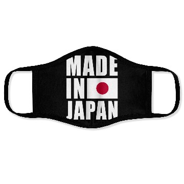 Discover Made In Japan - Japanese Flag Pride Face Masks