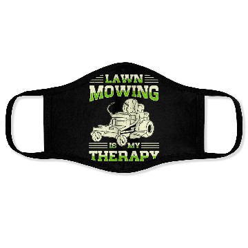 Discover Lawn Mowing Lawn Mower Gardener Gardening Face Masks