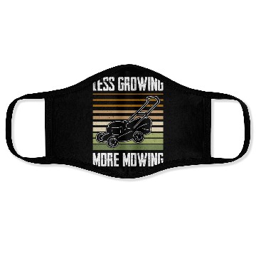 Discover Lawn Mowing Lawn Mower Gardener Gardening Face Masks