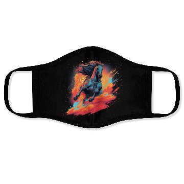 Discover Horse Running Face Masks