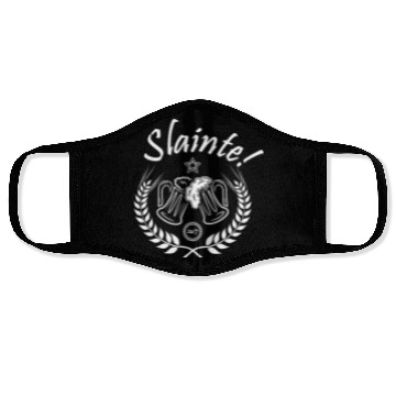 Discover Slainte Irish Beer Greeting Face Masks