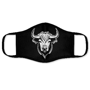 Discover Scottish Highland Cow Face Masks