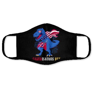 Discover Amerisaurus Rex Independence Day USA Party Face Masks