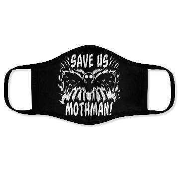 Discover Save Us Mothman Face Masks