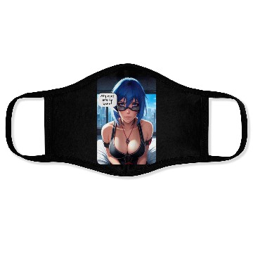 Discover Cyberpunk Waifu Influencer Design 10 Face Masks