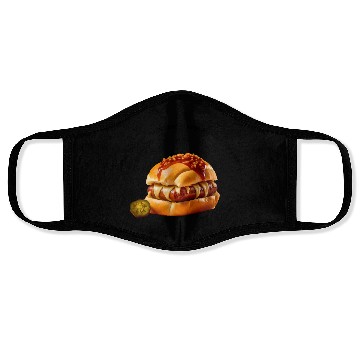 Discover Hotdog bun with churros Face Masks design