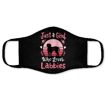 Discover Labrador Labbie Dog Lover Retro Face Masks