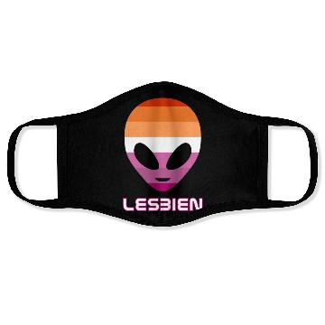 Discover Lesbien aka lesbian alien Face Masks