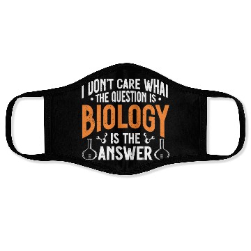Discover Biology Gift Biologist Face Masks