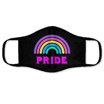 Discover Prideful Rainbow Celebrating Pride Month Face Masks