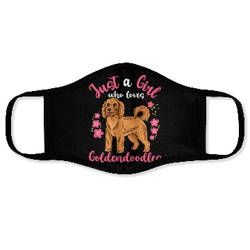 Discover Goldendoodle Dog Lover Face Masks