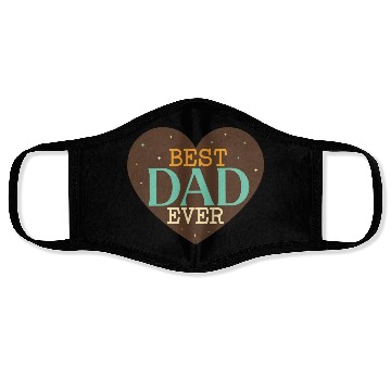 Discover best dad ever Face Masks