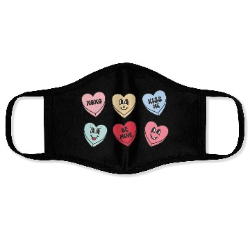 Discover Winter-Convo Hearts Face Masks