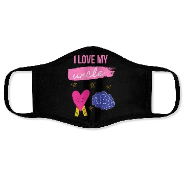 Discover I Love My Uncle s Brain Face Masks