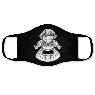 Discover Cute Little Farmer Girl Face Masks