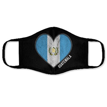 Discover Guatemala Flag Face Masks