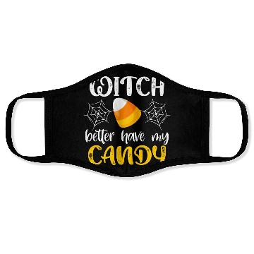 Discover Halloween Witch Funny Candy Corn Trick Or Treat Face Masks
