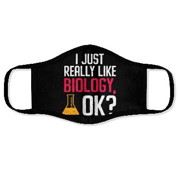 Discover Biology Gift Biologist Face Masks
